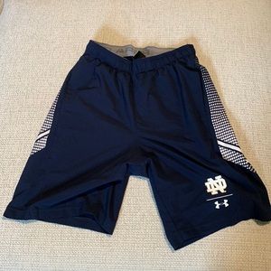 Under Armour Notre Dame Athletic Shorts